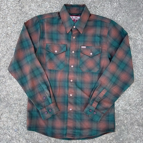 Dixxon Flannel Mens Small The Widowmaker Snap Buttons Front Flap Pockets Western - Picture 1 of 4